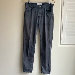 Teleria Zed, Gunnison 5 Pocket Grey Men’s Jeans in Cotton/Elastane Size 33